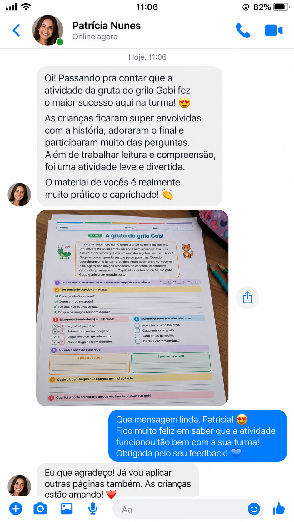 Experiência positiva com o Destrava-Língua