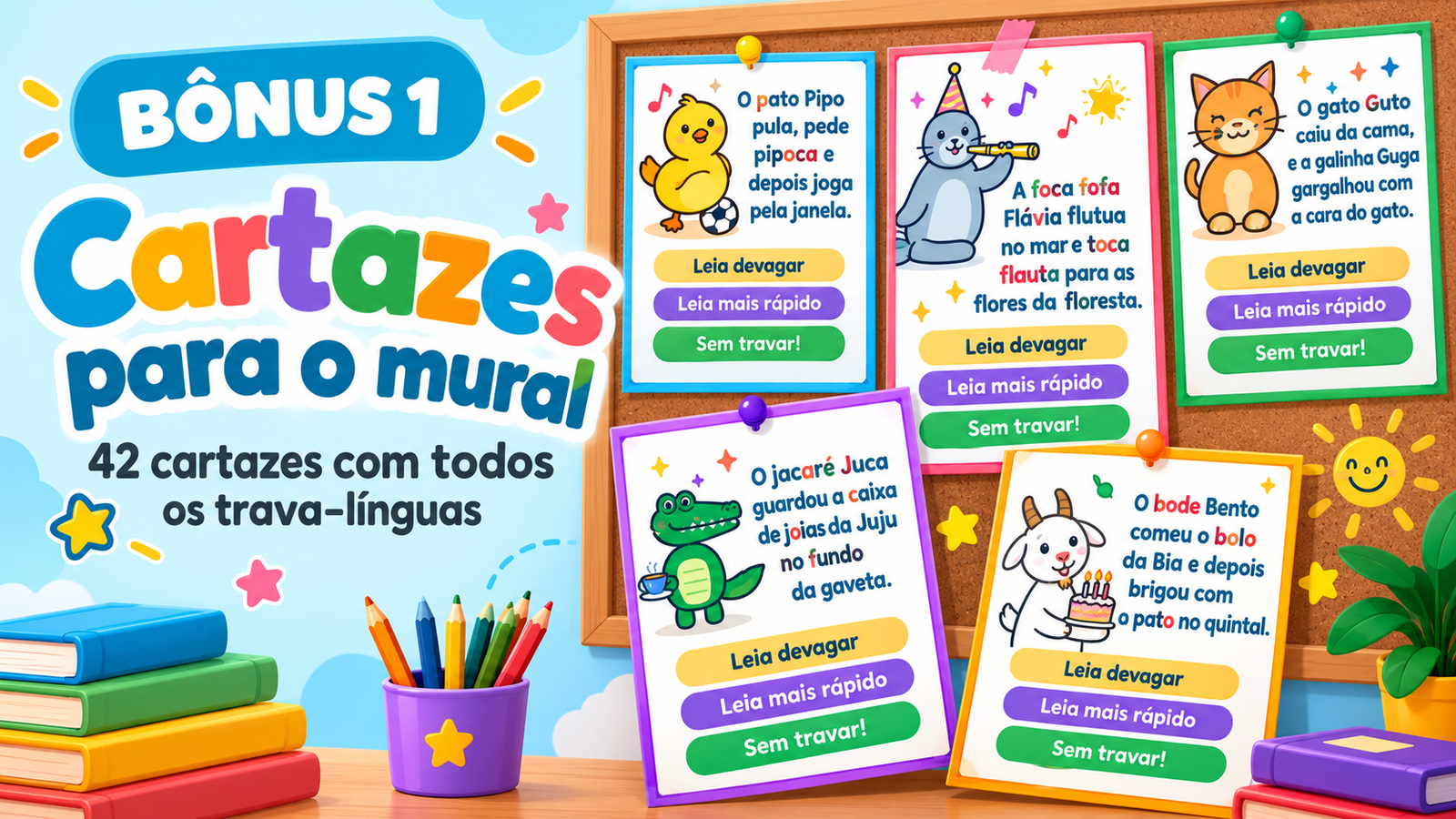 Bônus 1: Cartazes para o mural